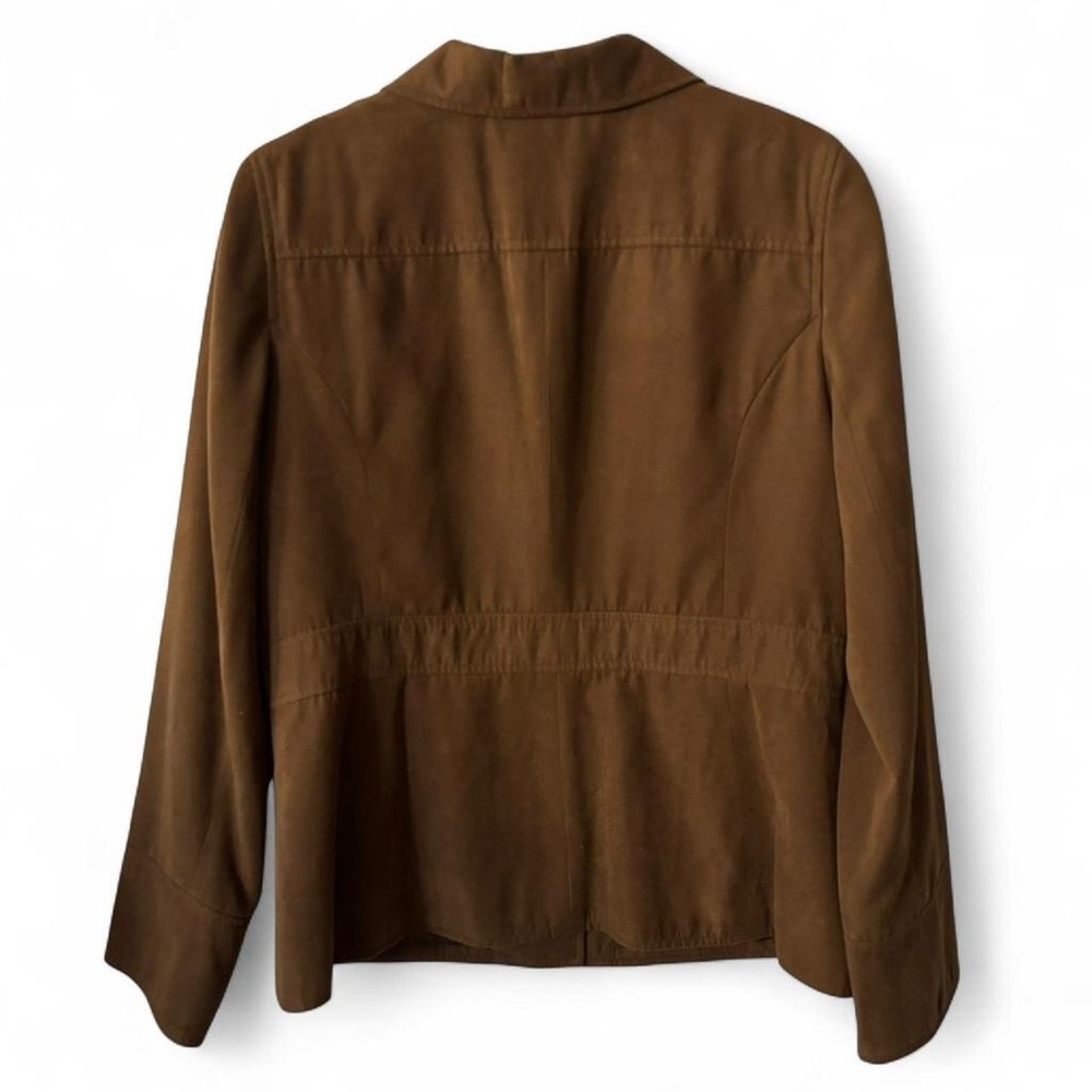 Judith Hart Petites Brown Suede Blazer - Picture 3 of 4